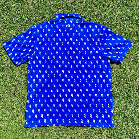Great Lakes Loons Under Armour Blue GL Scatter Polo