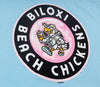 Biloxi Beach Chickens Front and Back Tee