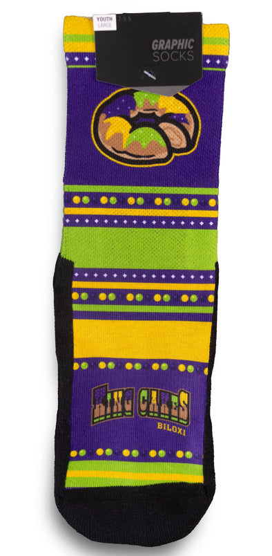 Biloxi King Cakes Socks