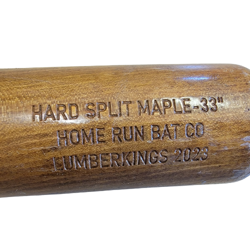 Game Baseball Bat Hard Split Maple 33" Golden Oak