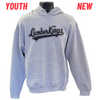 YOUTH - Grey Script Logo Hoodie