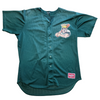 Clinton LumberKings GAME USED Green Batting Practice Jersey Size 48