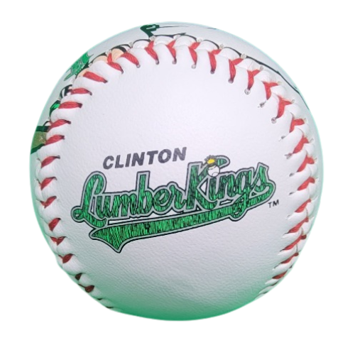 Clinton LumberKings Logo Baseball