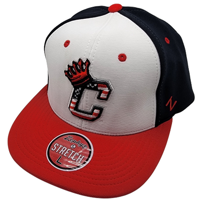 Zephyr Stretch Fit  Red, White, & Blue Cap