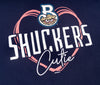 Youth Shuckers Cutie Navy Sasha Tee