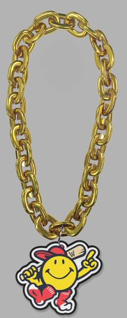 Gold Smiley Fan Chain