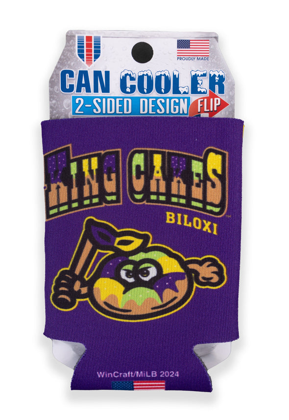 Biloxi King Cakes 12 oz Can Cooler/Koozie