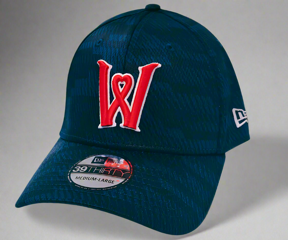 Worcester Red Sox New Era 2025 Clubhouse 39THIRTY Fitted - Navy/Patterned