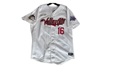 Game Worn White ValleyCats Jersey