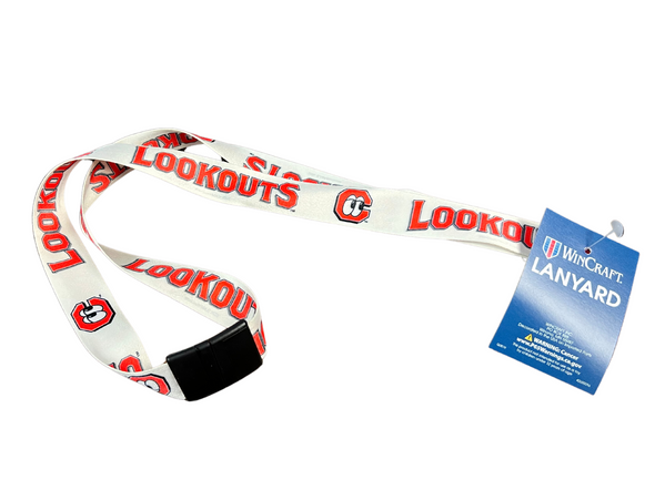 Chattanooga Lookouts White Lanyard