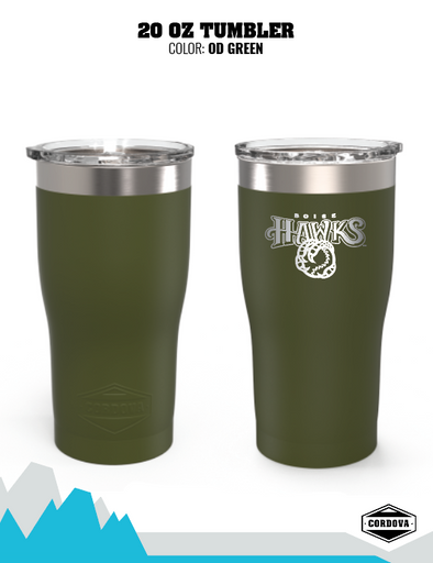 Boise Hawks x Cordova 20 oz Insulated Tumbler