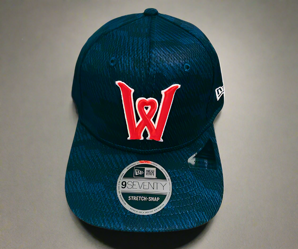 Worcester Red Sox 2025 Clubhouse 9SEVENTY Stretch Snap - Navy/Patterned