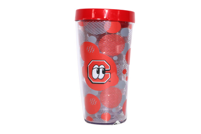 Chattanooga Lookouts 16oz Polka Dot Tumbler