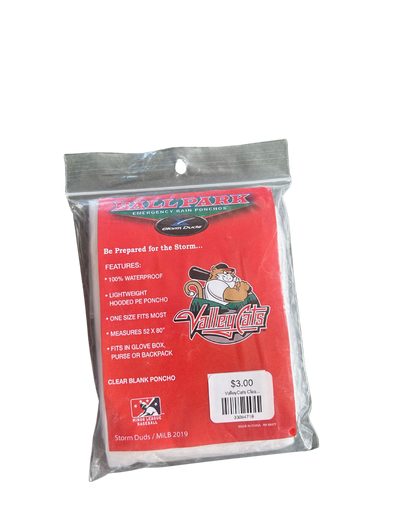 ValleyCats Clear Poncho