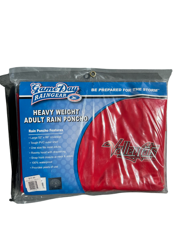 ValleyCats Heavy Weight Rain Poncho