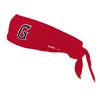 Vertical Athletics Red/Navy Reversible Tie Back Cooling Headband Dual Logos