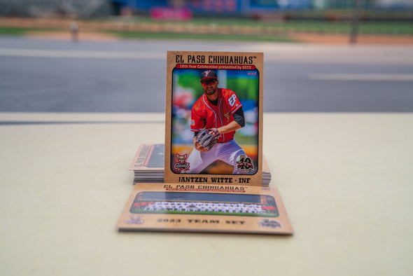 2023 CHIHUAHUAS OFFICIAL TEAM CARD SET