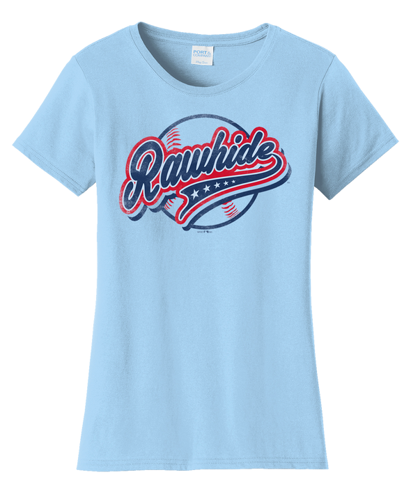 Cursive Red, White & Blue Rawhide Women's Tee