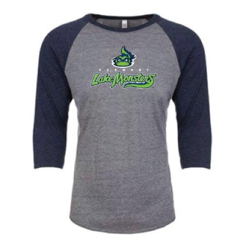 Vermont Lake Monsters 3/4  Raglan Tee