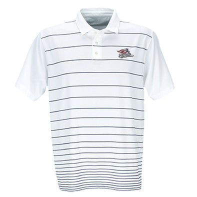 Somerset Patriots Vansport Pro Gradual White/Grey Stripe Polo