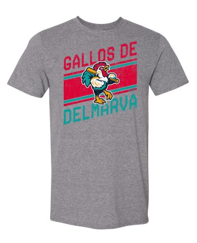 Delmarva Shorebirds 108 Stitches Copa Victory Stripe Tee