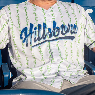 OT Sports Replica Vine Stripe Jersey, Hillsboro Hops