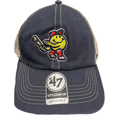 Worcester Red Sox '47 Vintage Navy Smiley Trawler Clean Up