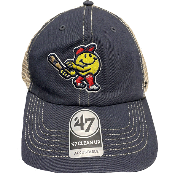 Worcester Red Sox '47 Vintage Navy Smiley Trawler Clean Up