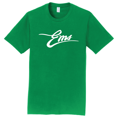 Eugene Emeralds Green Vintage Ems Script T-Shirt