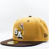 San Antonio Missions Vintage Alamo SA Panama Tan/Burnt Wood 5950 Fitted Cap