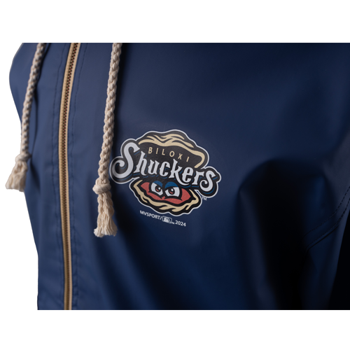 Weatherproof Vintage Rain Jacket with Hood