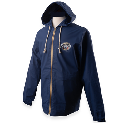Weatherproof Vintage Rain Jacket with Hood