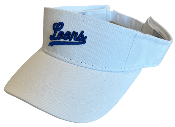 Great Lakes Loons White Dodger Mashup Visor