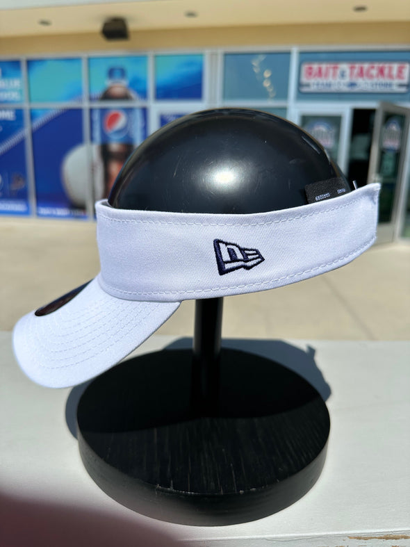 Pensacola Blue Wahoos White Visor