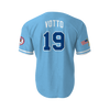 Buffalo Bisons Alt Lt Blue Joey Votto Sublimated Replica Jersey