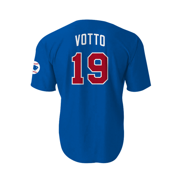 Buffalo Bisons Alt Royal Joey Votto Sublimated Replica Jersey