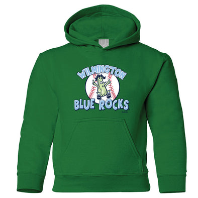 Youth Kelly Green Celery WBR Hoodie