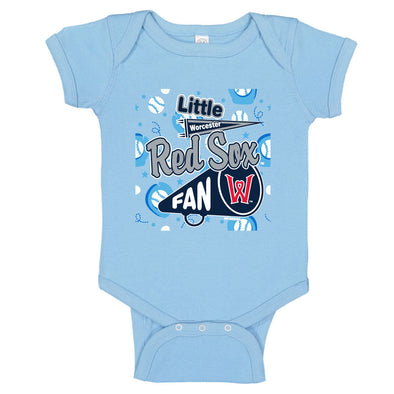 Worcester Red Sox Bimm Ridder Light Blue Rah Rah Infant Onesie