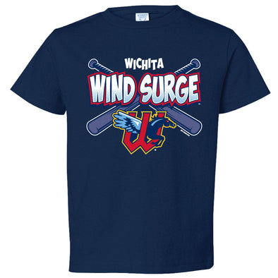 Wichita Wind Surge Toddler Navy Manual Tee