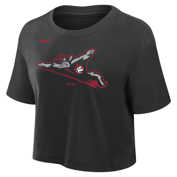 Richmond Flying Squirrels Nike Women's Dri-Fit Cotton Crop Tee