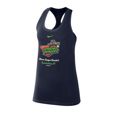 Women's Navy Racerback Nike Tank