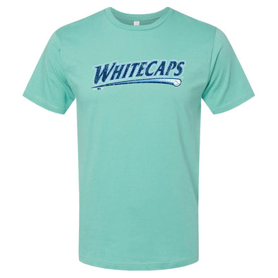 West Michigan Whitecaps Distressed Script Saltwater Tee