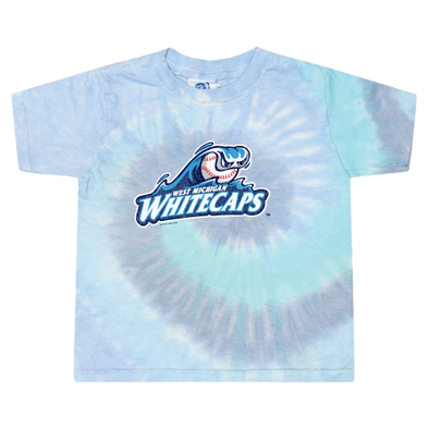 West Michigan Whitecaps Toddler Blue Tie Dye Tee