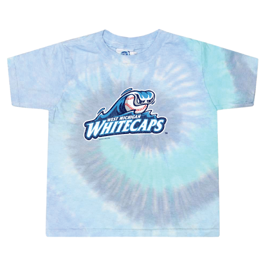 West Michigan Whitecaps Toddler Blue Tie Dye Tee