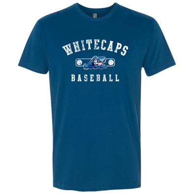 West Michigan Whitecaps Arched Sueded Cool Blue Tee