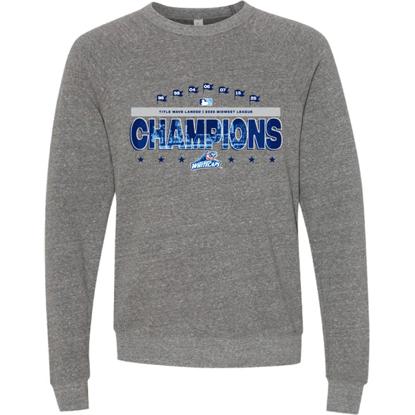 West Michigan Whitecaps 2025 Midwest League Champions Crew