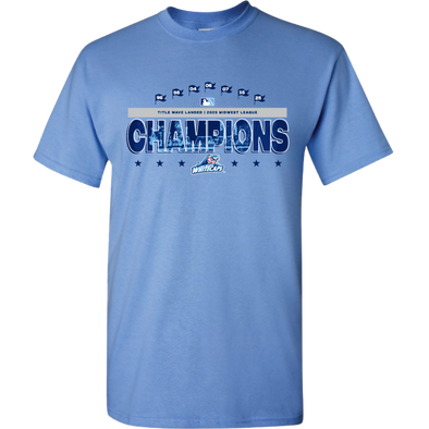 West Michigan Whitecaps 2025 Midwest League Champions Tee
