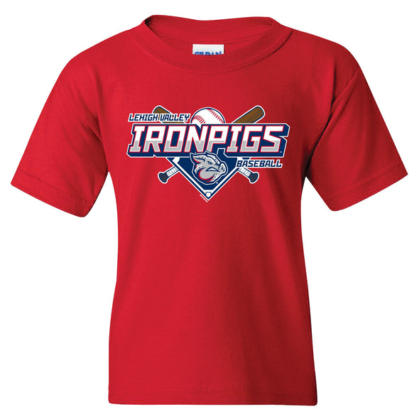 Lehigh Valley IronPigs Red Boys Tee