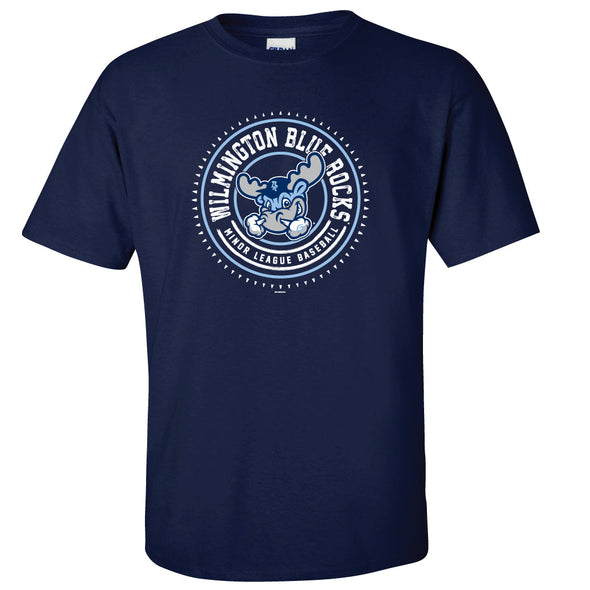 Adult Navy MiLB Circle Tee