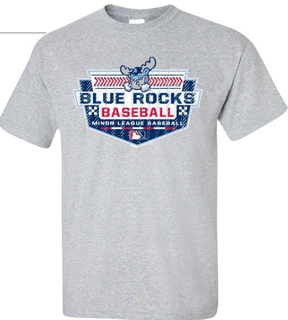 Adult Gray Rocky MiLB Tee